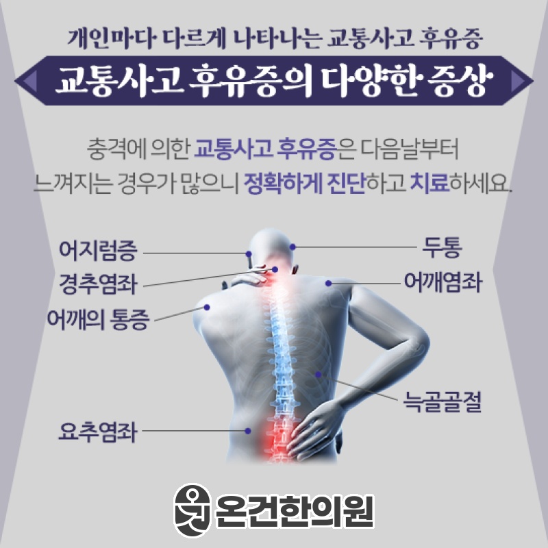 교통사고 후유증 관리와 면역력 회복을 위한 접근